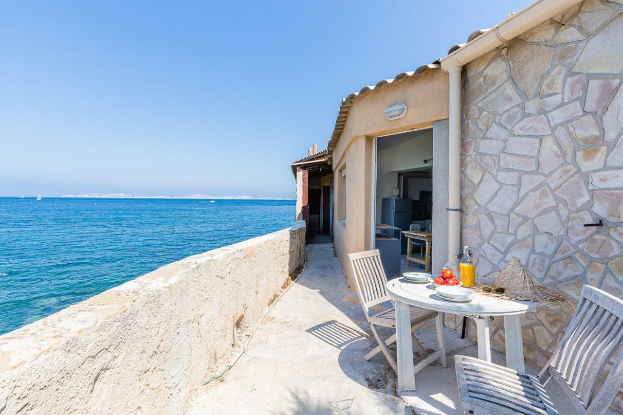 Le Grand Bleu- Superbe Maison Avec Terrasse Vue Sur Mer Marsiglia Esterno foto